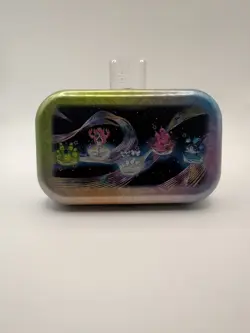 Pokemon TCG Tinkatink Paldean Fates Mini Tin w/ Sticker & Art Card - Image 2