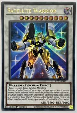LDS3-EN121 Satellite Warrior - Ultra Rare 1st Edition Near Mint YuGiOh Card - Image 1