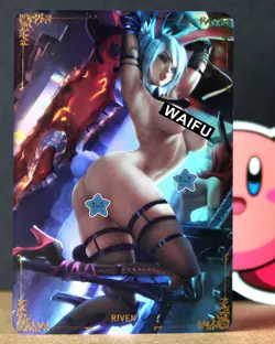 ACG VERY Sexy Card - Battle Bunny Riven - League of Legends - sexy waifu V-V - Image 1