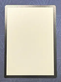 Magic the Gathering MTG Blank Misprint Error Card - Image 1