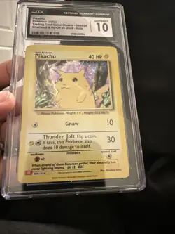 Pokemon TCG 2023 Classic Collection Pikachu Holo Card 008/034 Charizard Deck - Image 1