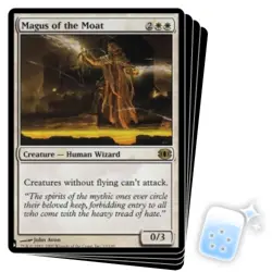 MAGUS OF THE MOAT X4 Mystery Booster/the List Magic MTG MINT CARD - Image 1