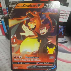 Lance's Charizard V SWSH133 Jumbo Card Promo Pokemon Pokemon Oversize TCG - Image 1