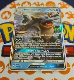 Blastoise GX 35/214 NM Holo Ultra Rare Unbroken Bonds Pokemon Card Near Mint - Image 3