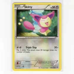 Pokemon TCG Skitty 109/135 BW Plasma Storm Regular Common Card EN-LP 2012 - Image 1
