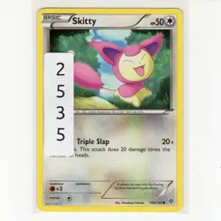 Pokemon TCG Skitty 109/135 BW Plasma Storm Regular Common Card EN-LP 2012 - Image 3