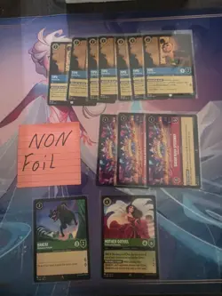 Disney Lorcana Shimmering Skies Lot of 68 Cards - 56 Foil 12 Non Foil - Image 5