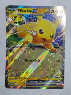 Pokemon Card - Pikachu EX - SVP #106 - Promo - LP - Image 1