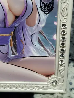 Boa Hancock One Piece Serial 45/88 Jewel Diamond Silver Plated Metal Card Waifu - Image 4