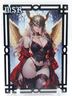 Goddess Story - Black Metal Waifu Card - NUMBERED #/200 - Image 1