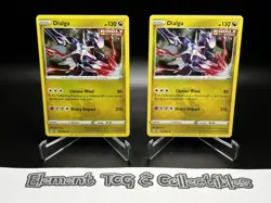 DIALGA 112/203 Evolving Skies HOLO PATTERN ERROR Holo Rare Pokemon Card See Desc - Image 1