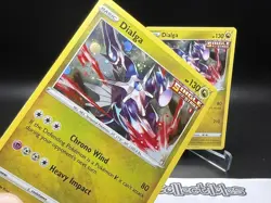 DIALGA 112/203 Evolving Skies HOLO PATTERN ERROR Holo Rare Pokemon Card See Desc - Image 3
