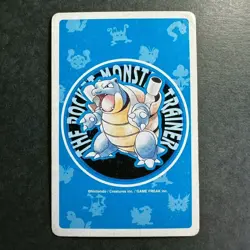 S2610 Pikachu Ace of Spades Blue Blastoise Deck Playing Poker Card Pokemon - Image 2