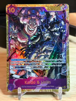 One Piece Card Game Kaido & Linlin OP08-119 SEC Secret Rare Foil Card NM - Image 1