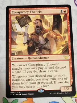 C2611 MAGIC MTG STRIXHAVEN: SCHOOL OF MAGES CONSPIRACY THEORIST #094 NM RARE - Image 1