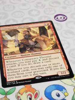 C2611 MAGIC MTG STRIXHAVEN: SCHOOL OF MAGES CONSPIRACY THEORIST #094 NM RARE - Image 2