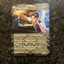 MTG Marvel Spiderman Peter Parker Amazing Spiderman Borderless SPM 0208 - Image 1