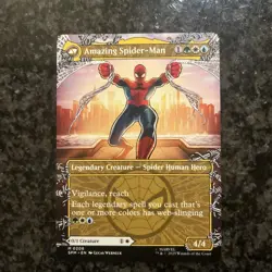 MTG Marvel Spiderman Peter Parker Amazing Spiderman Borderless SPM 0208 - Image 2