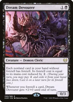 MTG Dream Devourer Kaldheim 90/285 Foil Promo - Image 1