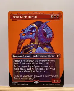 NEHEB, THE ETERNAL (Portrait) - CMM #0678 Commander Masters MTG - Image 1