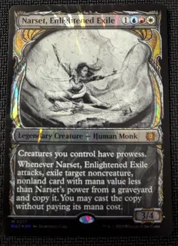 MTG Narset, Enlightened Exile HALO FOIL MOM: The Aftermath NM/M Pack Fresh - Image 1