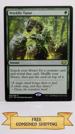 Worldly Tutor Commander Collection: Green Regular - Image 1