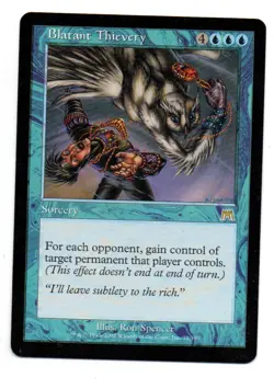 MTG Blatant Thievery X1 Onslaught edition rare - Image 1