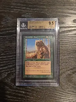 Razorclaw Bear BGS Beckett 9.5 GEM MINT 💎 Portal Second MTG - Image 1