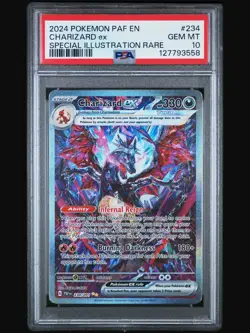 2024 Pokemon Paldean Fate Charizard Ex Special Illustration Rare #234/091 PSA 10 - Image 1