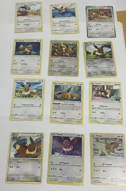 Pokemon TCG Eevee Base Card Lot - Image 1