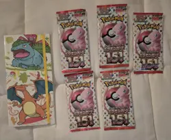 Pokemon Japanese Pokemon 151 Card File Set (open box) Card packs are sealed - Image 3