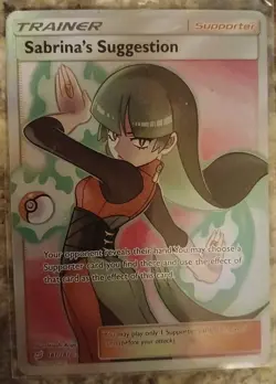 Pokemon Sabrina's Suggestion (Full Art) from team up near mint #181/181 English - Image 1