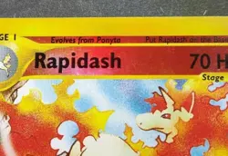 Rare, Reverse Holo Pokemon Expedition Set Rapidash 62/165 (English) - Image 2