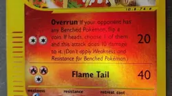 Rare, Reverse Holo Pokemon Expedition Set Rapidash 62/165 (English) - Image 5