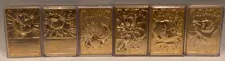 SET OF ALL 6 - 1999 Pokemon Burger King 23K Gold Plated Pokemon Cards - Image 3