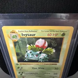 1999 Pokemon Base Set Ivysaur Shadowless 1st Edition 30/102 - MINT Unused - Image 3
