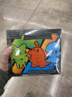 Pokemon TCG Paldea Evolved Elite Trainer Box In Hand Ships Today - Image 1