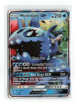 WISHIWASHI GX 38/145 GUARDIANS RISING POKEMON TCG LP - Image 1
