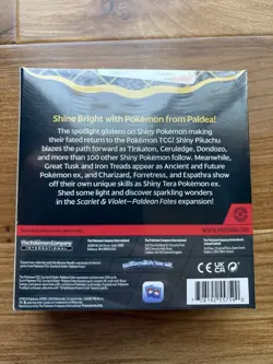 Pokemon TCG Scarlet & Violet Paldean Fates Booster Bundle, 6-Pack, New Sealed - Image 2
