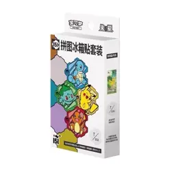 Pokemon S-Chinese 151C Game VS Puzzle Fridge Magnet Set Sealed Box 1 Slim Pack - Image 2