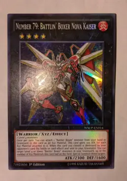 Number 79: Battlin' Boxer Nova Kaiser WSUP-EN014 World Superstars 1st Edition - Image 1
