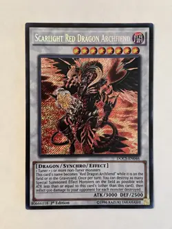 Scarlight Red Dragon Archfiend DOCS-EN046 Dimension of Chaos 1st Edition - Image 1