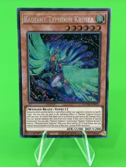 Yu-Gi-Oh Doom Of Dimensions Radiant Typhoon Krosea Seret Rare DOOD-EN015 NM!!! - Image 1