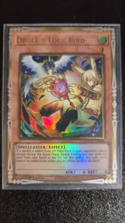Yu-Gi-Oh! Droll & Lock Bird | MAGO-EN006 | American | 1st | Premium Gold | NM - Image 1