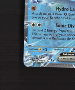 Garchomp ex 038/182 Paradox Rift Ultra Rare Holo Pokemon Card NM - Image 5