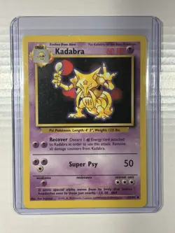 Kadabra Pokemon Card 1999 Base Set 32/102 Mint Condition - Image 1