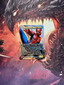MTG Sensational Spider-Man Borderless Regular Marvel Magic Card NM SPE 🕷 - Image 3