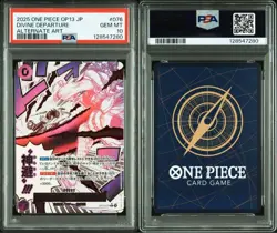 One Piece Card Game PSA 10 Divine Departure #076 Alternate Art - Image 1