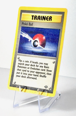 Vintage 1999 Pokemon Trainer Poke Ball 64/64 Jungle Regular Card - Image 4