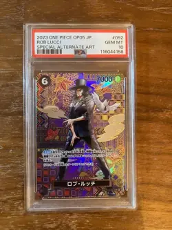 PSA 10 One Piece Card Rob Lucci SP Set Special New Era Emperor - Image 2